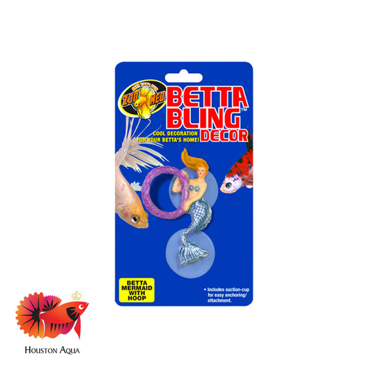 Zoo Med Betta Bling Decor: Mermaid With Hoop