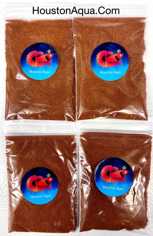 2 Oz High Protein GUPPY,BETTA, Frys Food "O.range Wean 3/5" - High Quality FOOD for Guppy and Nano Fish