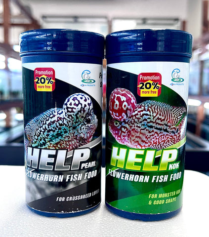 Combo CZ AQUA FOOD - Help Kok and Help Pearl - High Quality Flowerhorn Food