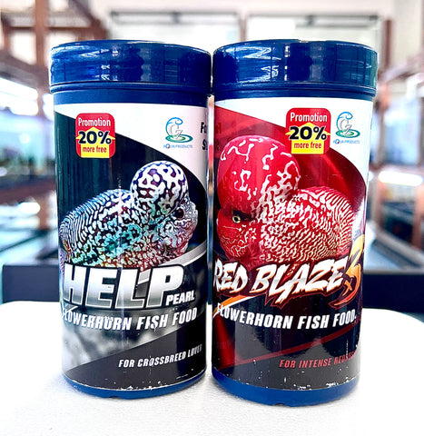 Combo CZ AQUA FOOD - Red Blaze 3X and Help Pearl - High Quality Flowerhorn Food